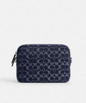 バッグ COACH チャーター クロスボディ バッグ 19・シグネチャー デニム